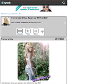 Tablet Screenshot of britneyparadise.skyrock.com