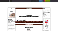 Desktop Screenshot of chamoussah-teh-sa.skyrock.com