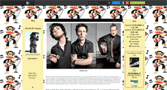 Desktop Screenshot of green-day-musique.skyrock.com