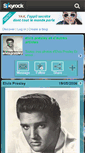 Mobile Screenshot of elvispresley100.skyrock.com