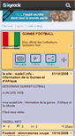 Mobile Screenshot of guineefootball.skyrock.com
