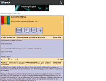 Tablet Screenshot of guineefootball.skyrock.com