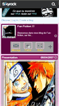 Mobile Screenshot of fic-manga.skyrock.com