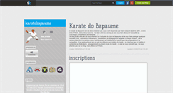 Desktop Screenshot of karatebapaume.skyrock.com
