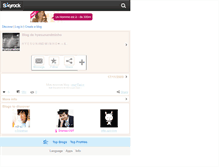 Tablet Screenshot of hyesunandminho.skyrock.com