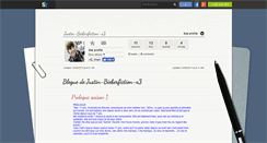 Desktop Screenshot of justin-bieberfiction-x3.skyrock.com