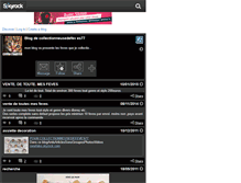 Tablet Screenshot of collectionneusedefeves77.skyrock.com