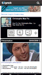Mobile Screenshot of christophe-mae-fic.skyrock.com