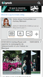 Mobile Screenshot of diaryashleybenson.skyrock.com