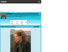 Tablet Screenshot of amandine--officiel.skyrock.com