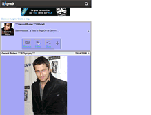 Tablet Screenshot of gerard-butler.skyrock.com