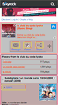 Mobile Screenshot of code-lyoko-x10.skyrock.com