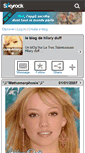 Mobile Screenshot of cute-hilary-d.skyrock.com