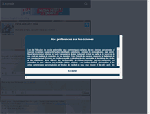 Tablet Screenshot of parisjackson98.skyrock.com