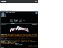 Tablet Screenshot of all-rangers.skyrock.com