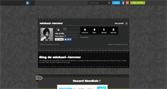 Desktop Screenshot of michael--forever.skyrock.com