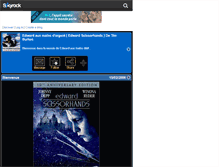 Tablet Screenshot of edwardscissor10.skyrock.com