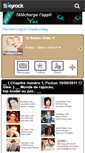 Mobile Screenshot of fictionglee.skyrock.com