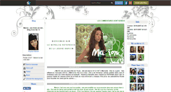 Desktop Screenshot of popstar-marion.skyrock.com