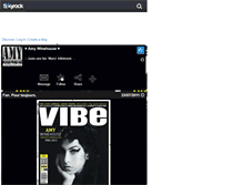 Tablet Screenshot of amywinehouse.skyrock.com