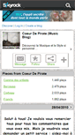 Mobile Screenshot of coeurdepiraate.skyrock.com