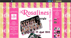 Desktop Screenshot of les-rosalines-62.skyrock.com