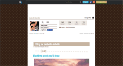 Desktop Screenshot of isabelle-labelle.skyrock.com