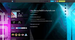 Desktop Screenshot of lerouche003.skyrock.com