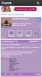 Mobile Screenshot of caroline-fabuleuse.skyrock.com