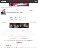 Tablet Screenshot of fanfics-naruto.skyrock.com