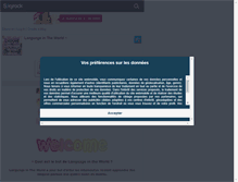 Tablet Screenshot of language-in-the-world.skyrock.com