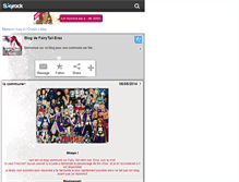 Tablet Screenshot of fairytail-erza.skyrock.com