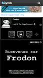 Mobile Screenshot of frodon.skyrock.com