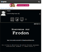 Tablet Screenshot of frodon.skyrock.com