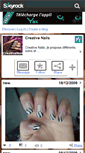 Mobile Screenshot of creativenails.skyrock.com