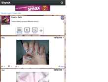 Tablet Screenshot of creativenails.skyrock.com