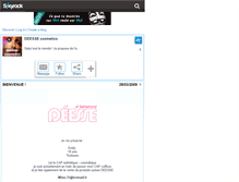 Tablet Screenshot of deesse-cosmetics.skyrock.com