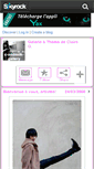 Mobile Screenshot of c-andmilk-gallery.skyrock.com