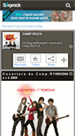 Mobile Screenshot of camprock2008.skyrock.com