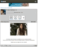 Tablet Screenshot of evangeline-emilie.skyrock.com