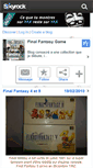 Mobile Screenshot of final-fantasy-game.skyrock.com