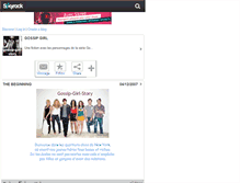 Tablet Screenshot of gossip-girl-story.skyrock.com