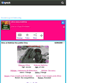 Tablet Screenshot of aliice-story-matthiias.skyrock.com