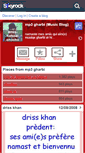 Mobile Screenshot of driss-hafssa-chocho.skyrock.com