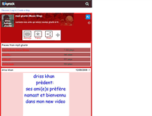 Tablet Screenshot of driss-hafssa-chocho.skyrock.com