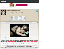 Tablet Screenshot of harry-et-drago-fiction.skyrock.com