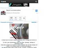 Tablet Screenshot of i-love-hands-up-music.skyrock.com