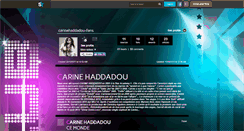 Desktop Screenshot of carinehaddadou-fans.skyrock.com