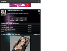 Tablet Screenshot of carinehaddadou-fans.skyrock.com