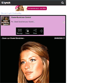 Tablet Screenshot of gisele-bundchen-central.skyrock.com